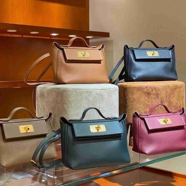 

luxury designer tote bags h home 2424 online store wax thread handmade evercolor spell swift cowhide mini2424 carrie bag single shoulder mes