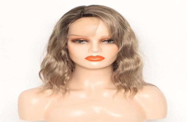 

synthetic wigs women lace front short wig curly naturral brown daily shoulder length for3066230, Black