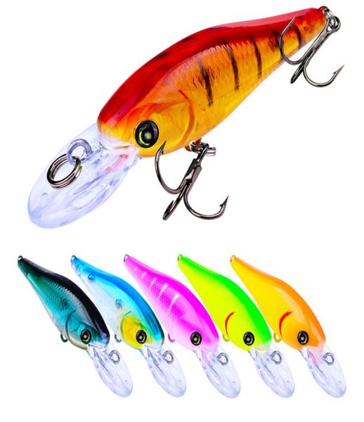 

water sniper laser crankbait fishing hooks 67cm 55g floating swimming minnow wobbler squid bass bait8148807