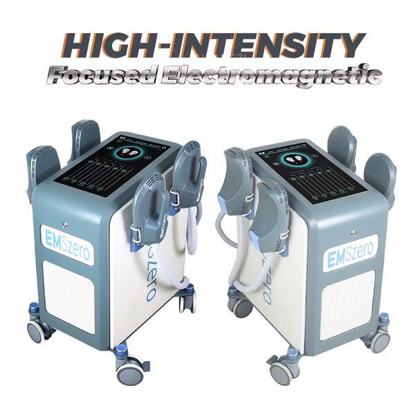 

dls-emslim nova hi-emt machine with emszero technology 14 tesla 4 handles, and optional pelvic stimulation pad
