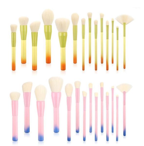 

14pcs professional makeup brush set liquid foundation eyebrow super soft loose powder blush high gl brushes17901035