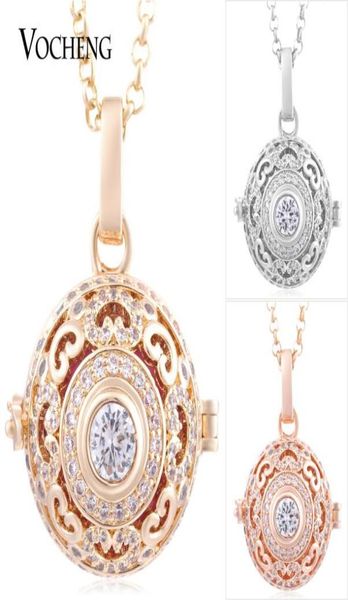 

mexican chime angel ball necklace luxury cubic zirconia heart 3 colors plating stainless steel chain va2164375158, Silver
