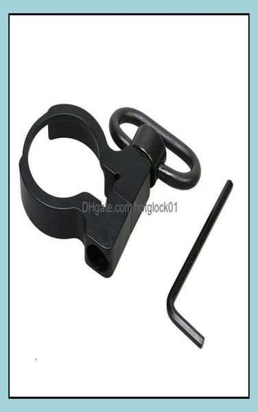 

scopes tactical qd quick release detach sling swivel buffer tube mount adapter 30mm rail drop delivery 2022 gear accessories dhfgd4995778