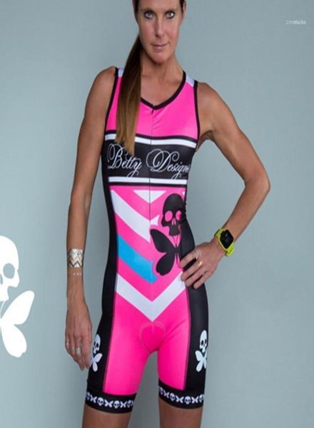 

racing sets 2022 betty cycling skinsuit woman summer short distance jumpsuit tri suit triathlon bike kit ropa ciclismo hombre6583158, Black;blue