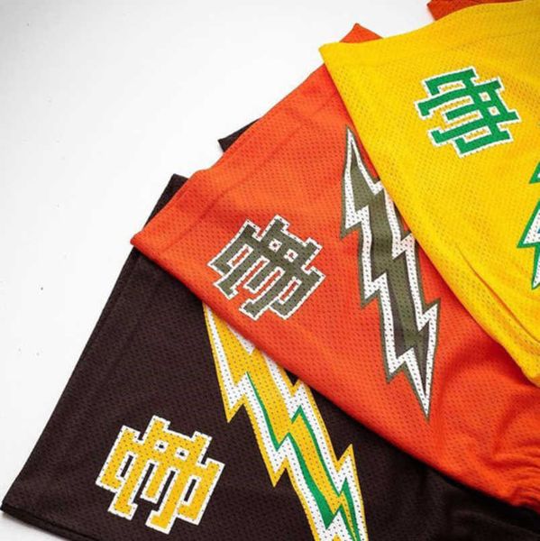 

luxury men's fashion ee shorts basic eric emanuel new york city skyline men women jog casual loose fitness sports beach pants classics, White;black