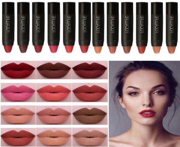 

matte lipstick lips makeup cosmetics waterproof pintalabios batom mate lip gloss rouge a levre labial 5049421