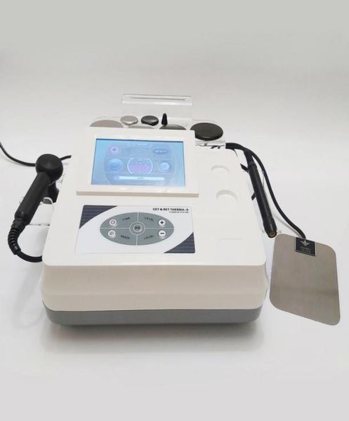 

cet ret monopolar rf radio frequency tecar physical therapy diathermy machine for skin tightening body slimming6387007