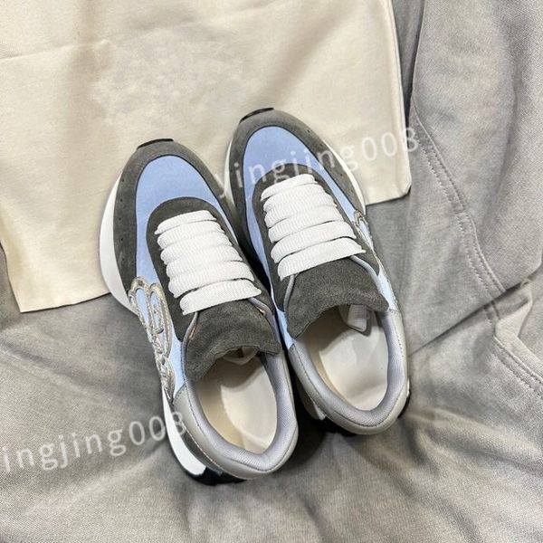 

men women casual shoe canvas sneaker platform triple lace up canva fashion chaussure size 35-46 xinshidai230404, Black