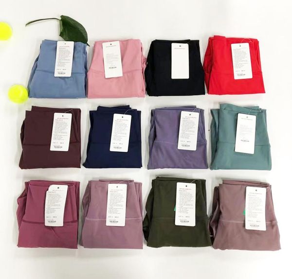 

lycra fabric solid color women yoga pants high waist sports gym wear leggings elastic fitness lady outdoor sports trousers5242612