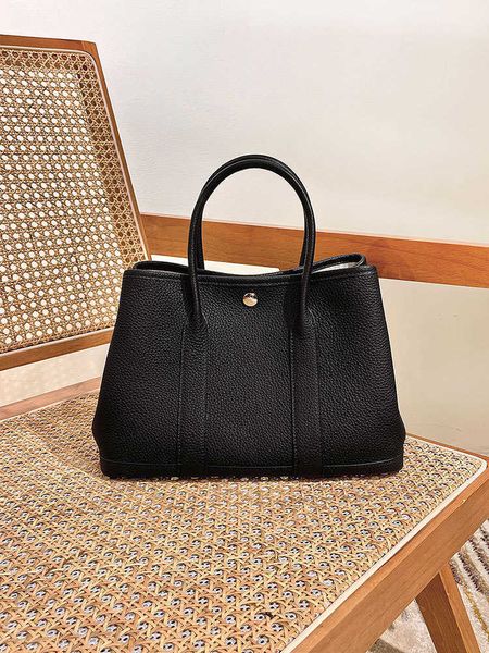 

designer bags garden party new texture 2023 genuine leather bag large capacity handbag tote premium versatile women's summer e4u4