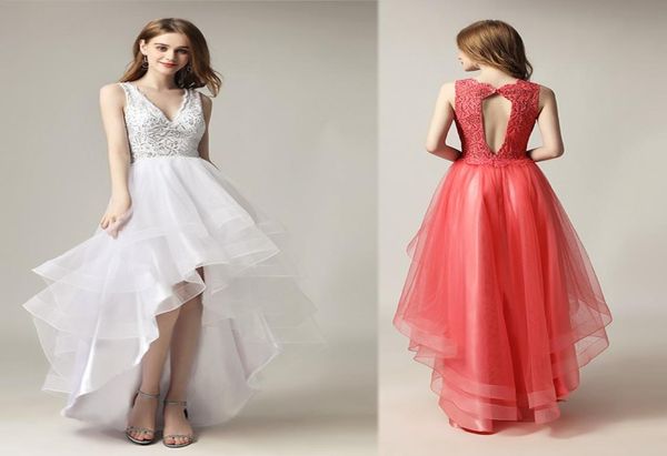 

hilo sparkly yellow prom dresses vneck sleeveless lace 2019 party gowns a line lace tiered backless homecoming dress7655339, Blue;pink