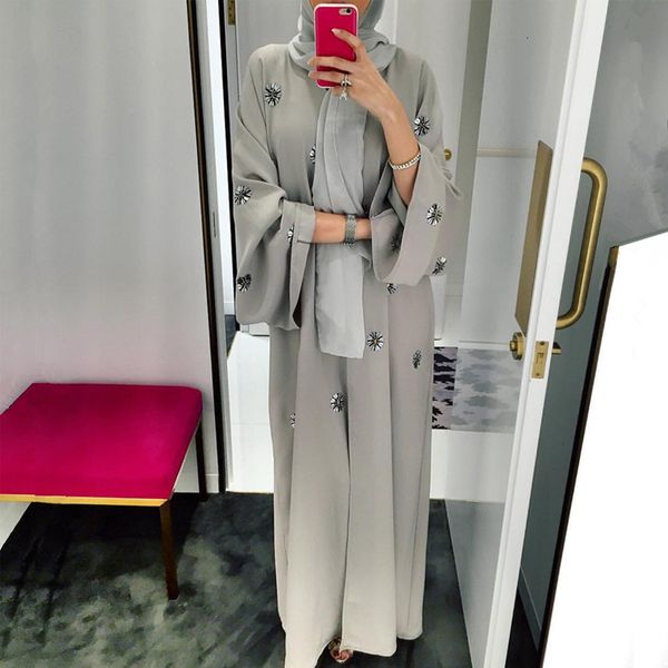 

ethnic clothing abaya kimono kaftan dubai islam muslim hijab dress abayas caftan marocain qatar oman turkey for women robe femme 230630, Red