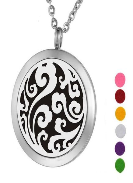 

30mm stainless steel tree of life design aroma therapy aromatherapy essential oil diffuser necklace locket pendant jewelry with fr6387394