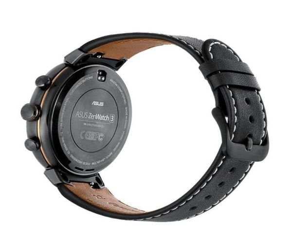 

watch bands genuine leather band strap for asus zenwatch 3 wi503q5784985, Black;brown