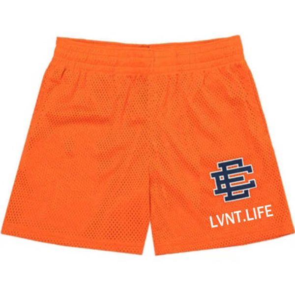 

men's fashion luxury ee shorts basic eric emanuel new york city skyline brand men women jog casual loose fitness sports beach pants mes, White;black