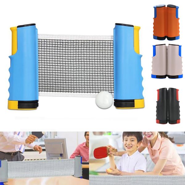 

table tennis balls portable net household retractable pingpong post rack adjustable anywhere home parentchild sports tool 230629