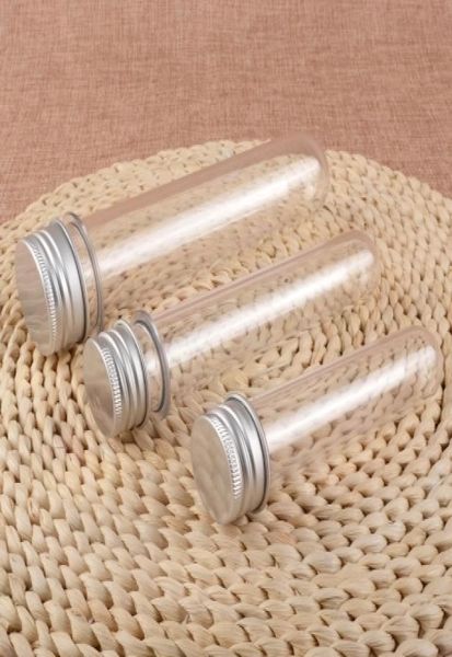 

30ml 40ml 65ml 100ml transparent mask bath salt test pet tube with aluminum cap clear plastic cosmetic tube with pressure sensitiv6418941