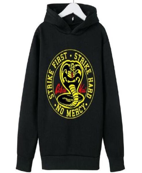 

black kid animal print pullovers hoodies sweatshirt crewneck hiphop snake cobra kai hard strike thai venomous long sleeve boy gir8820797