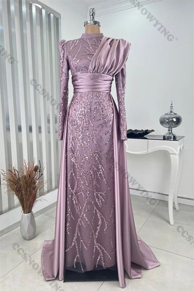 

urban dresses satin appliques beaded long sleeve muslim evening hijab formal party gown islamic women arabic kaftan robes de soire 230629, White;black