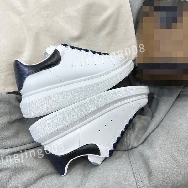 

new sneakers calfskin leather style casual shoes sports shoe designer sneaker shoes letters size 35-46 xinshidai230401, Black