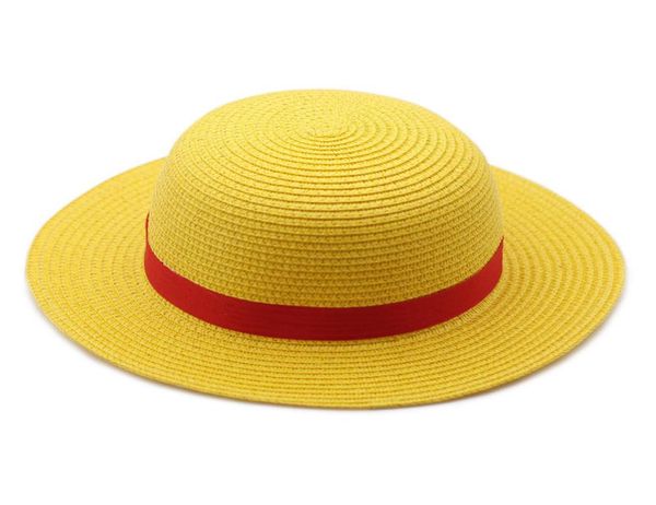 

parentchild straw hat performance animation cosplay accessories summer sun cap yellow for girls boys3785407
