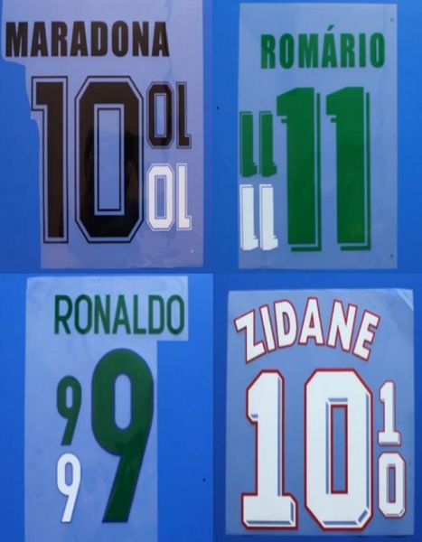 

retro name sets fance retro name and number brazil germany argentina name set 9618665