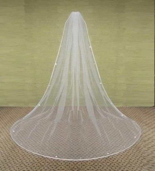 

2019 selling new white ivory long one layer tulle wedding veils matched comb crystals wedding bridal accessories a065904336, Black
