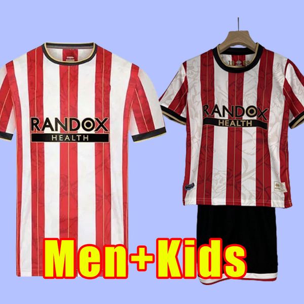 

23 24 sheffield sander berge united soccer jerseys john egan rhian brewster anel ahmedhodzic mcburnie jayden bogle 2023 2024 football shirt, Black;yellow