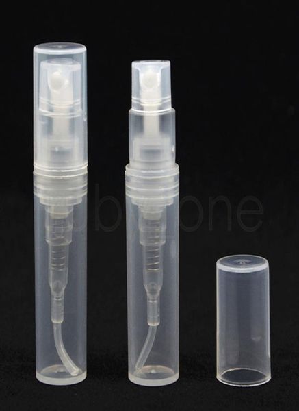 

1000pcs plastic perfume spray empty bottle 2ml 2g refillable sample cosmetic container mini small round atomizer rra21802387331