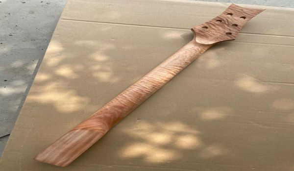 

flame mahogany guitar neck 22 fret 2475inch maple fretboard unfinished set in3488443