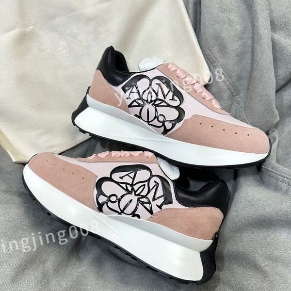 

2023 new men women casual shoe canvas sneaker platform triple lace up canva fashion chaussure size 35-46 xinshidai230404, Black
