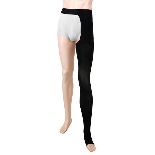 

leg shaper 2030mmhg thigh high compression stockings open toe varicose veins sock single lymphedema pantyhose 230629
