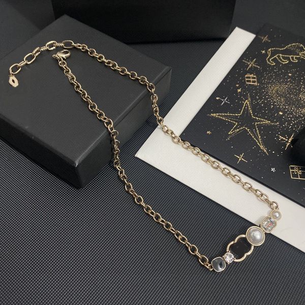 

designer channel jewelry luxury letter pendant necklace cgdhola, Silver
