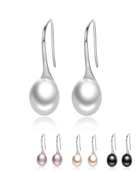 

dangle chandelier zemior women girls 100 925 sterling silver drop earring white round pearl party cute romantic gift for girlfr7362734