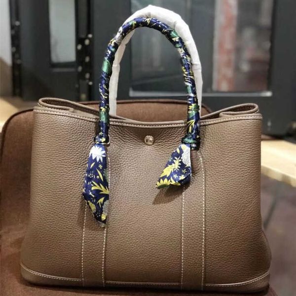 

original designer bags h home new bag 2023 garden single shoulder oblique straddle portable bucket simple shopping premium genuine leather w