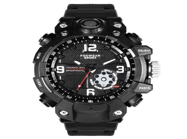

fox10 smart watch camera sport 32g 2k 1080p 720p big lens p2p wristwatch dvr waterproof4813977