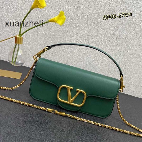 

chain designer lady's leather bag handbag style genuine underarm classic valentions cross layer cowhide bags single shoulder diagonal f