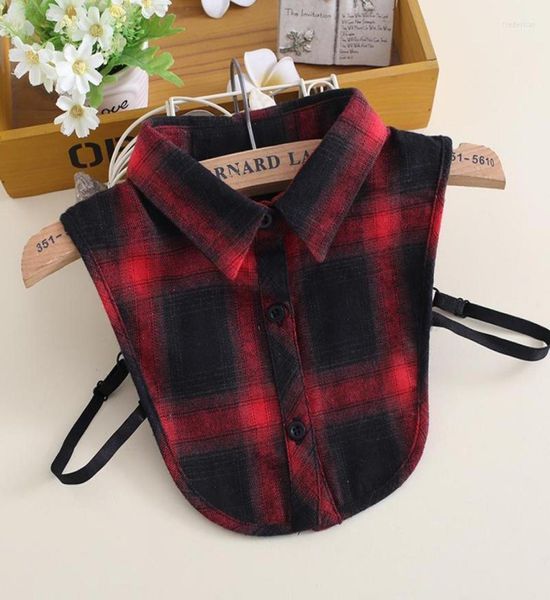 

bow ties plaid lapel fake collar for children shirt detachable collars solid color blouse boys and girls false fred221299505, Black;gray