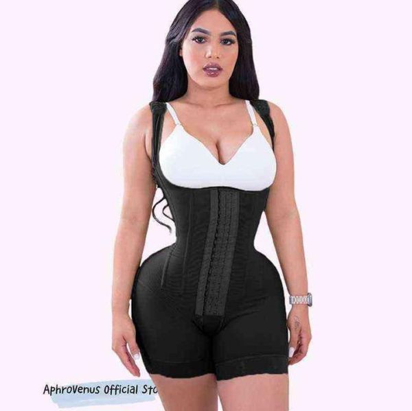 

nxy fajas colombianas slimming body shaper abdomen hook eye open bust mid thigh high compression skims tummy control shapewear cor8714645