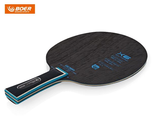 

boer x6 ping pong racket table tennis paddle bat long handle or short handle table tennis rackets ping pong paddle table tennis ra5411859