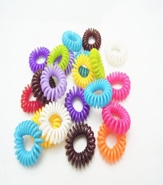 

hair accessory telephone line gum candy elastic hair band for girl hair band rope scrunchy styling tools accessories8298404, Slivery;white