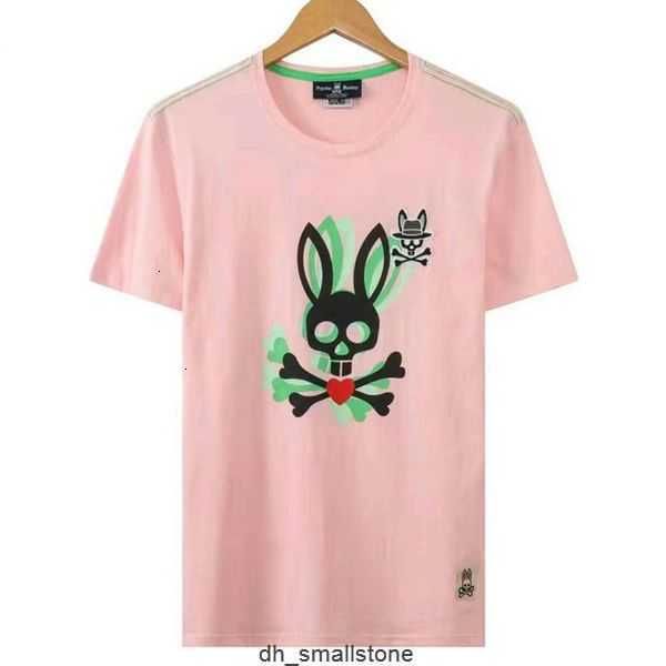 

spirit rabbit mens t shirt casual classic chest small skeleton rabbit print american street fashion brand j7f, White;black