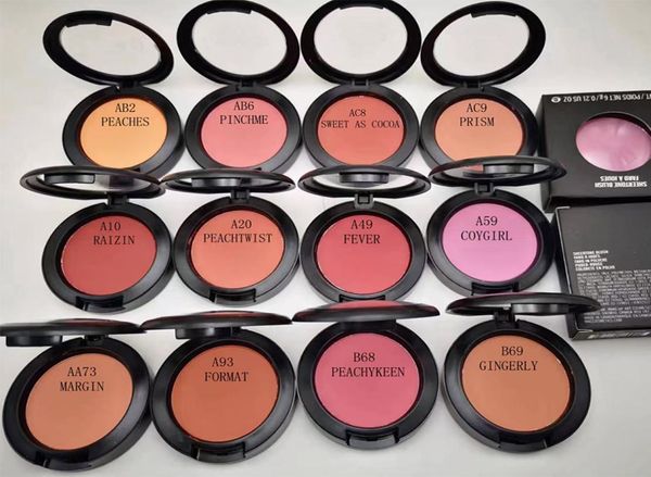 

designer makeup face blusher sheertone blush 12 colors longlasting natural 6g luxury makeup blush9412336