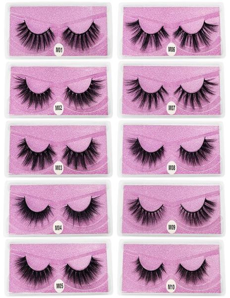 

3d faux cils eyelashes fluffy dramatic eyelash makeup wispy mink lash natural long thick fake lashes for beauty4899549