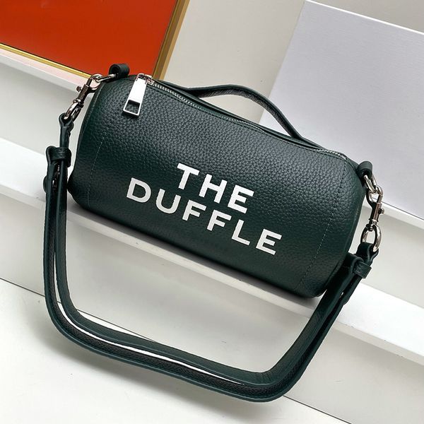 

womens bucket crossbody bag cylinder handbags 11 colors men cowhide the tote bag drums shoulder bags travel basket purse 25cm