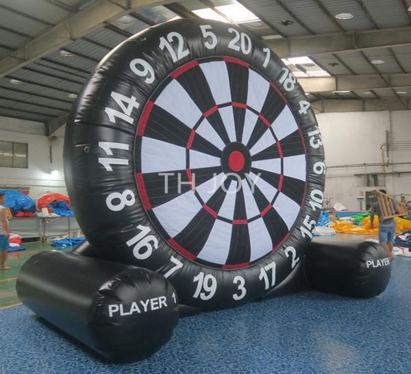

outdoor activities 4m13ft high giant inflatable dart boards pvc comercial football soccer footdart sport games for kids and adult7590314