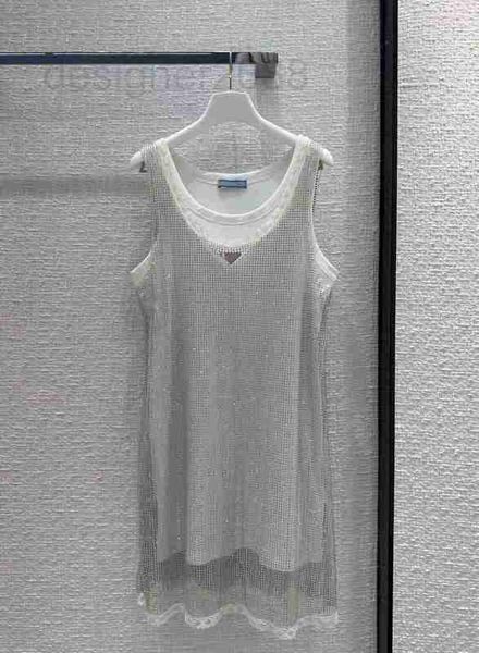 

urban dresses designer 23 spring/summer fashion lace collage diamond letter triangle logo two piece tank dress qt73, White;black