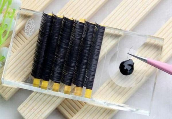 

size printing eyelash extension tool ushape crystal glass adhesive glue pallet crystal stone for eyelashes extension kd14724280