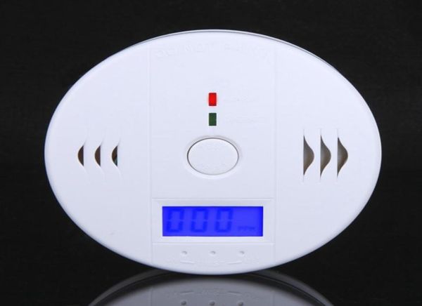 

co alarm carbon monoxide detector lcd backlight monitor poisoning gas sensor warning smoke detector tester for home security white1024052
