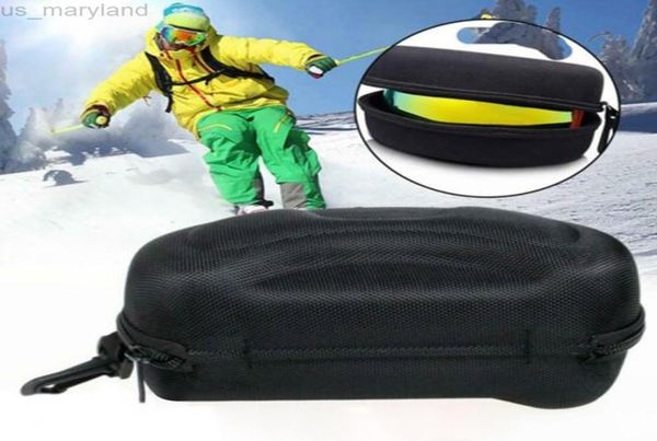 

ski goggles snow ski snowboard eyeware case eva with zip hard carrying box glasses protector waterproof skiing goggles storage box6717811